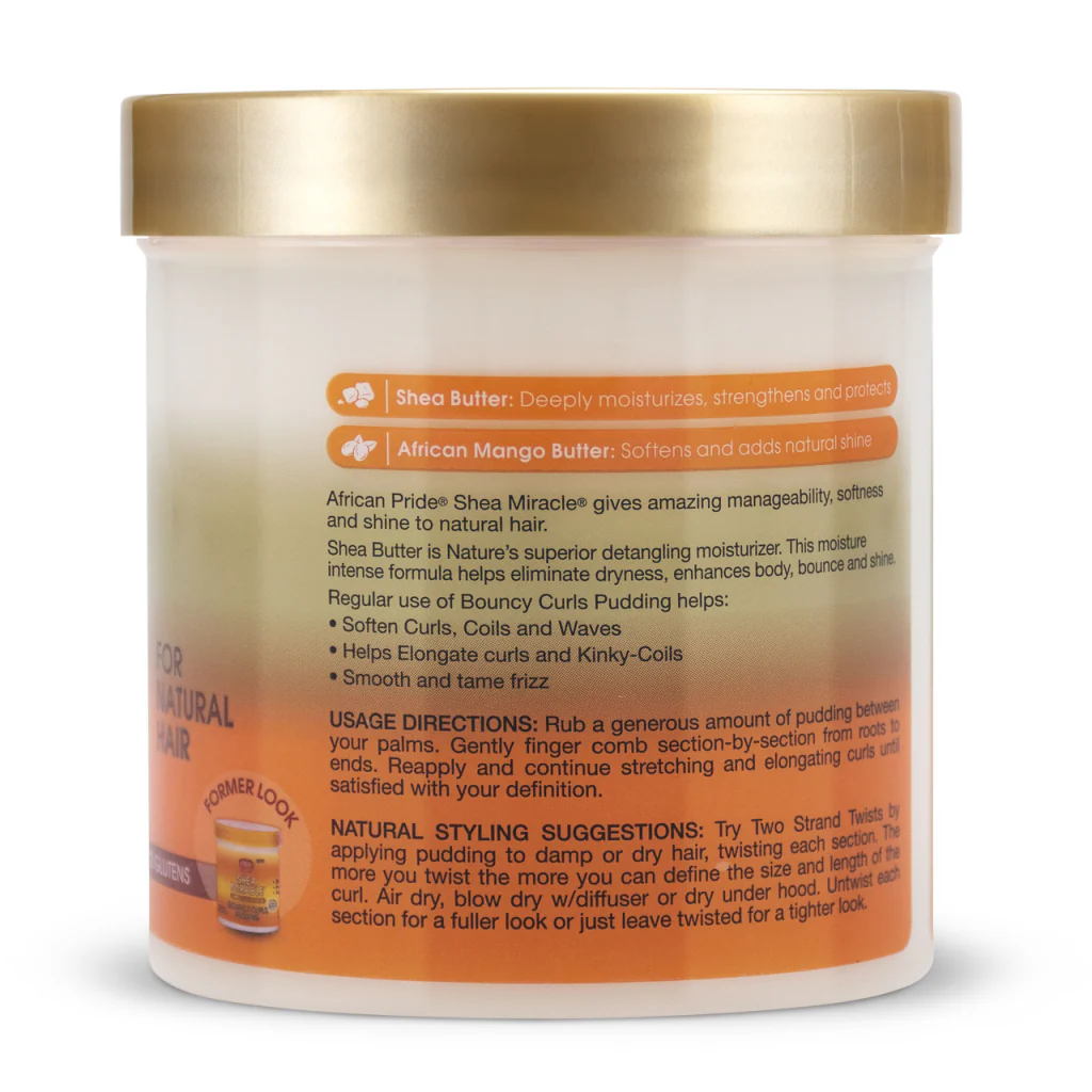 Gelee BOUNCY CURLS PUDDING 425g - AFRICAN PRIDE - Image 2