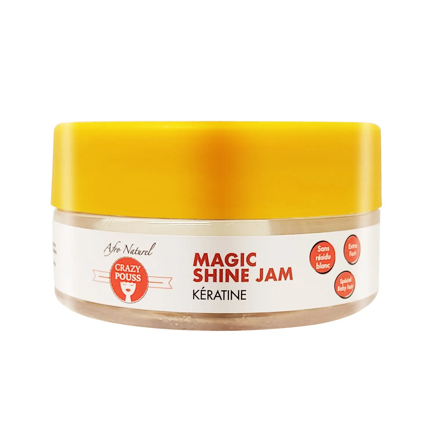 CRAZY POUSS - Cire Coiffante Magic Shine Jam Kératine 150ml