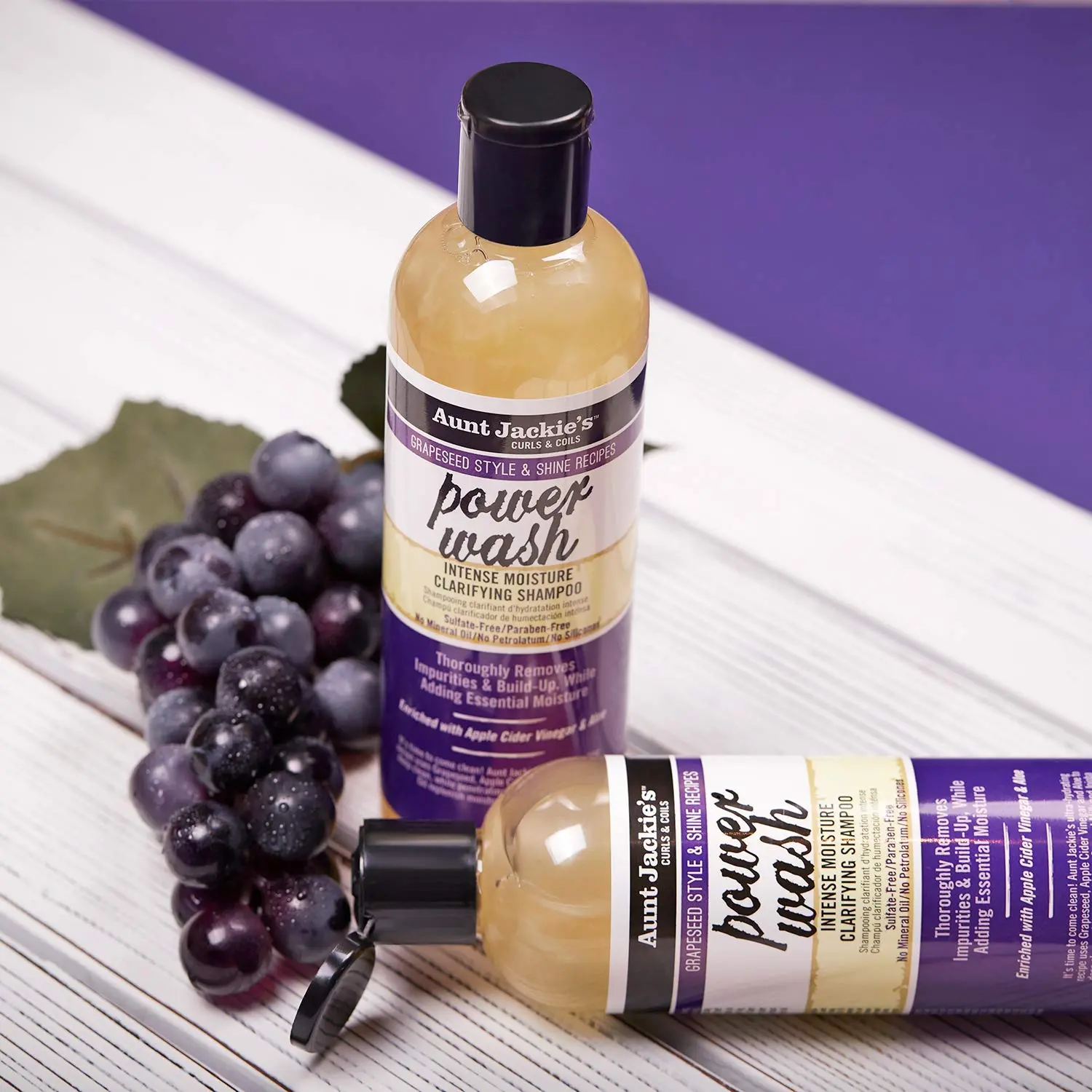 Shampoing Clarifiant Power Wash 355ml - AUNT JACKIE'S - Image 3