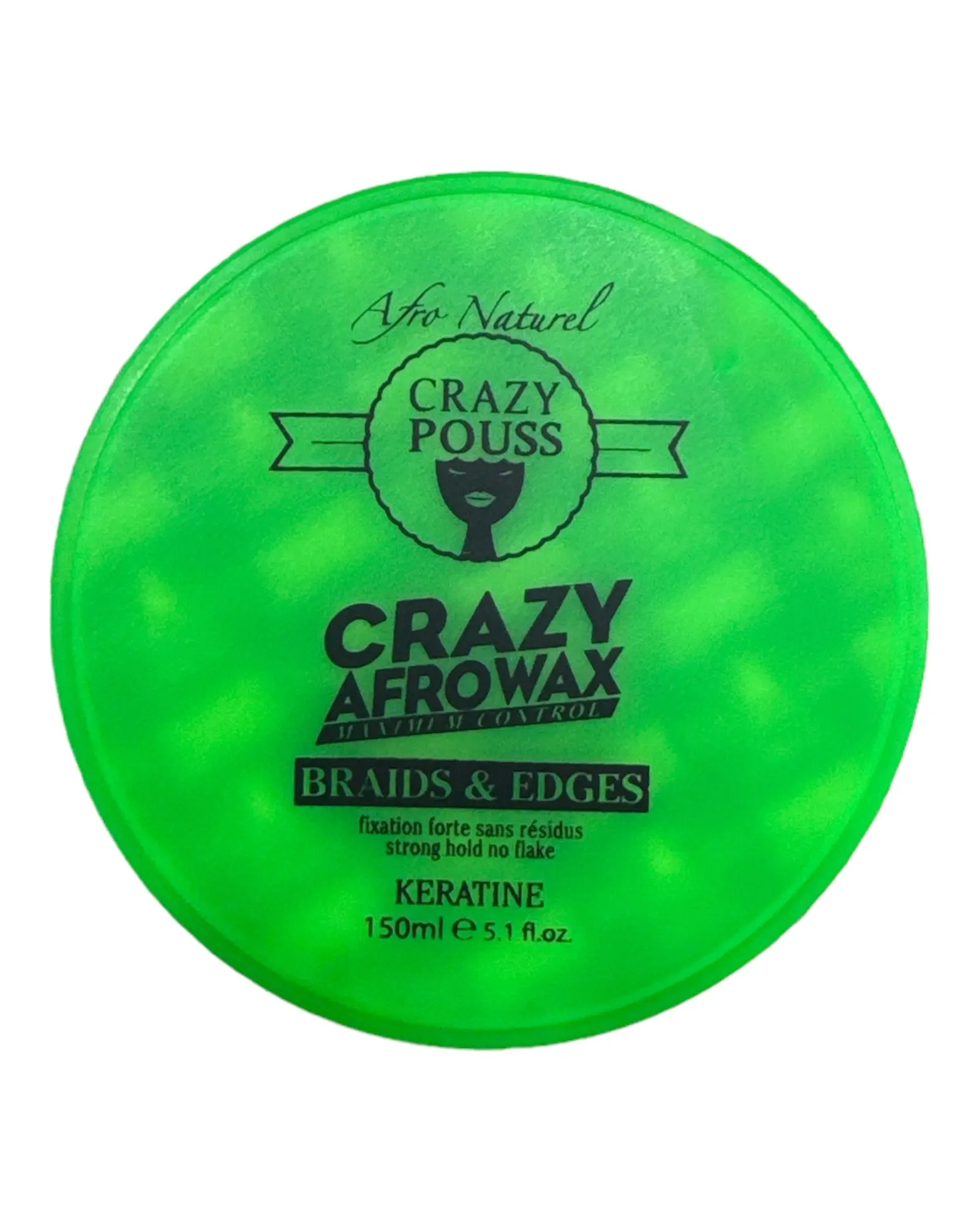Cire Coiffante CRAZY AFRO WAX KERATINE - CRAZY POUSS