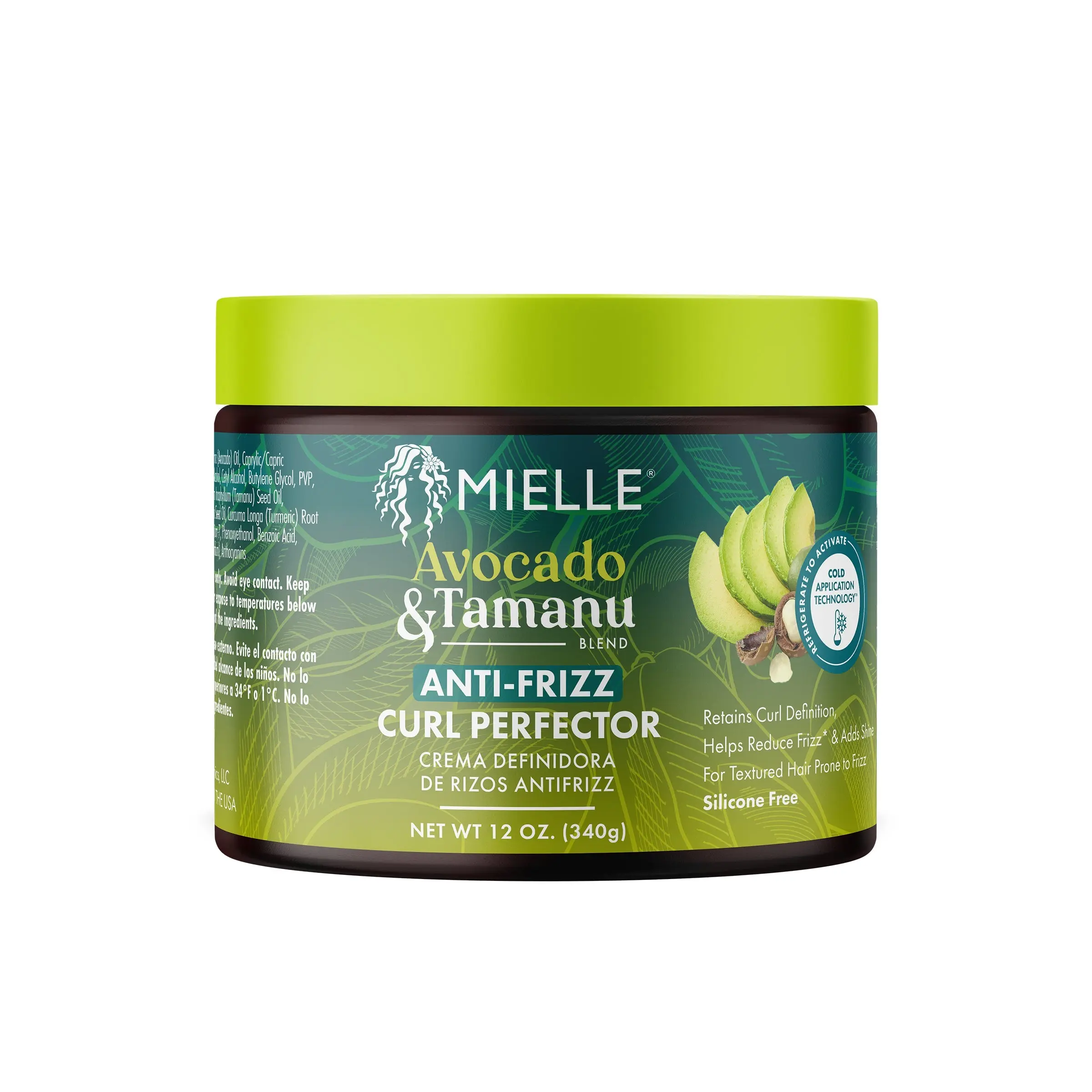 Crème définition pour boucles à l'Avocat & Tamanu 340g - MIELLE