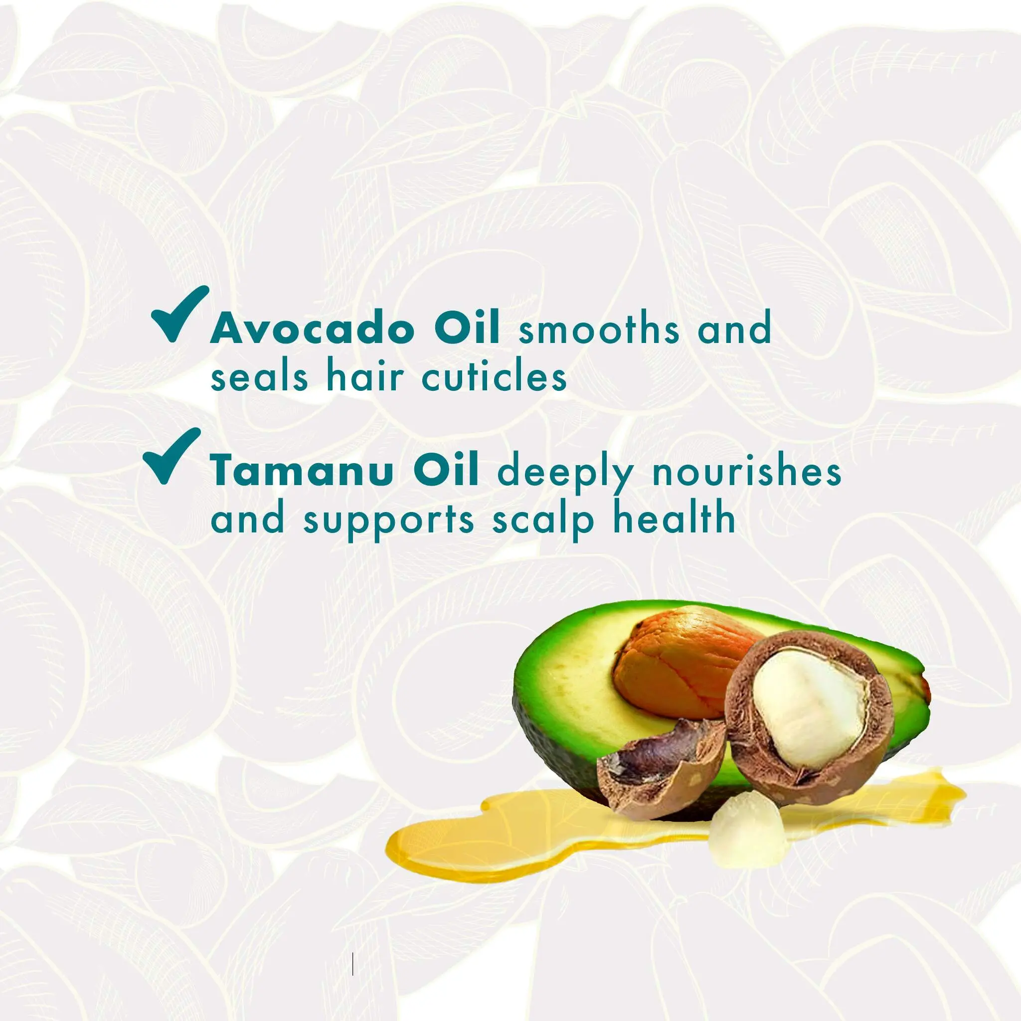 Crème définition pour boucles à l'Avocat & Tamanu 340g - MIELLE - Image 4