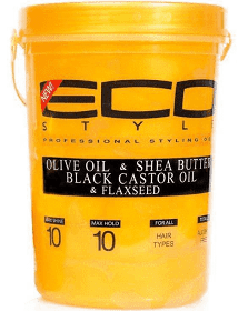 Gel Coiffant OLIVE OIL & SHEA BUTTER & BLACK CASTOR OIL & FLAXSEED OIL 2,36L - ECO STYLER