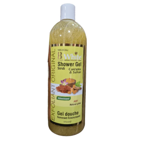 Gel Douche Gommant Curcuma & Safran 1000ml - B WHITE