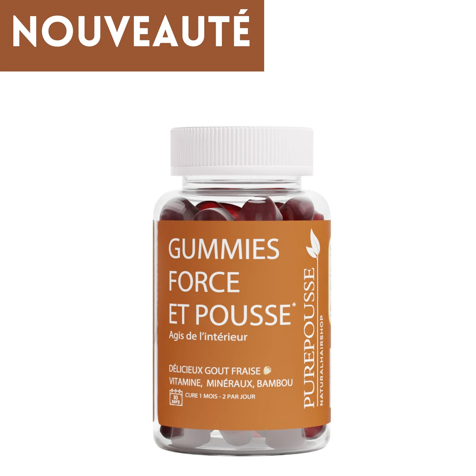 Gummies Pousse Cheveux (CURE 1 MOIS) - PURE POUSSE
