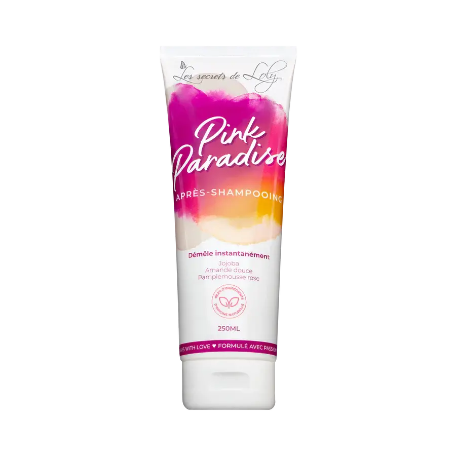 Après-shampoing démêlant Pink Paradise 250ml - Les Secrets de Loly