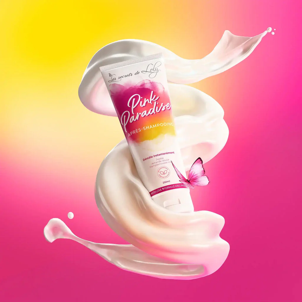 Après-shampoing démêlant Pink Paradise 250ml - Les Secrets de Loly - Image 3