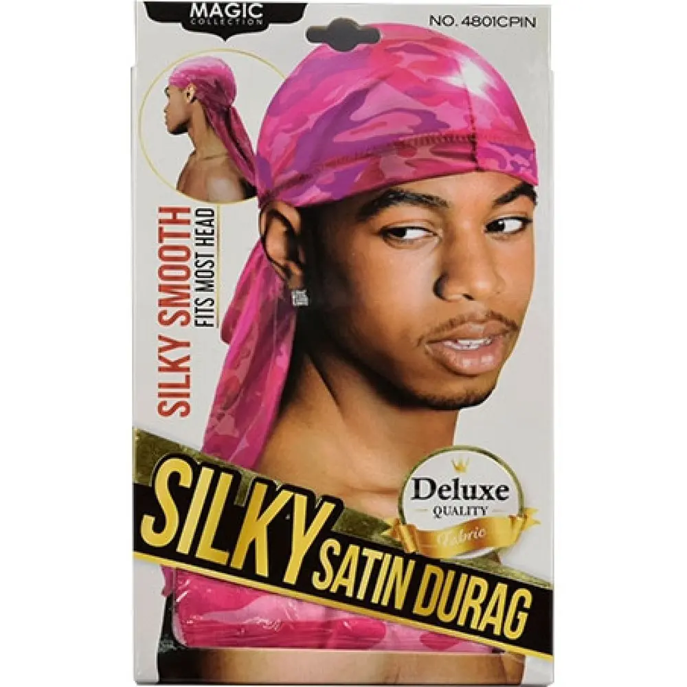 MAGIC COLLECTION – Silky Satin Durag Cameo Pink