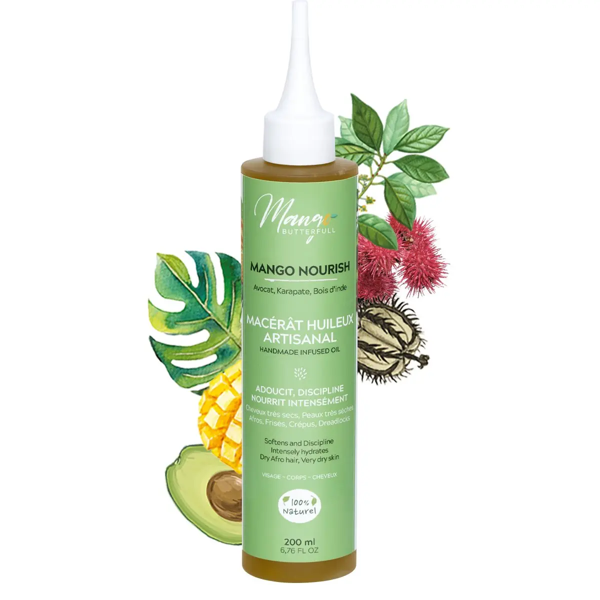 Macérât Huileux Artisanale 200ml MANGO NOURISH