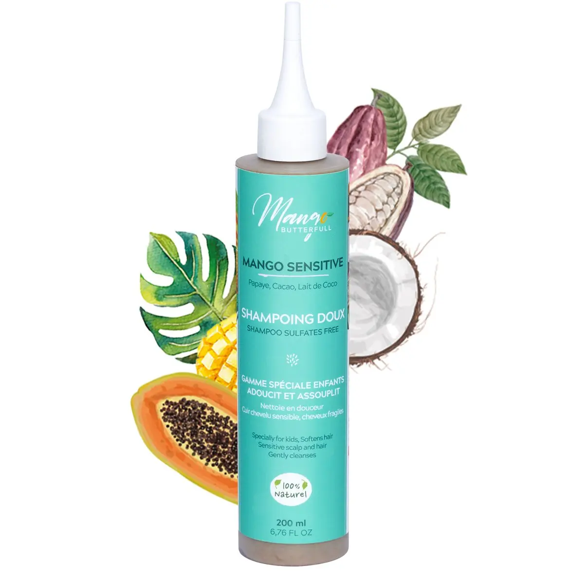 Shampoing Doux 200ml MANGO SENSITIVE