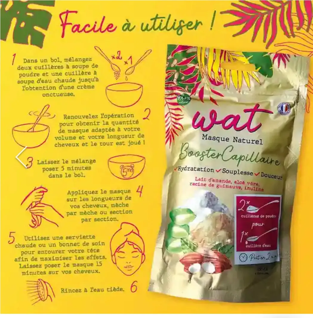 MASQUE NATUREL BOOSTERCAPILLAIRE POUDRE - WAT - Image 2
