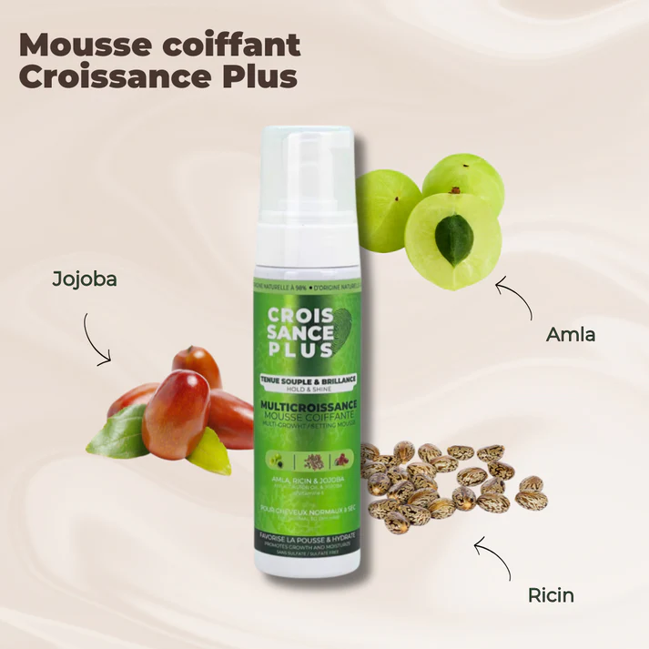 Mousse Coiffante Amla 200ml - CROISSANCE PLUS - Image 2