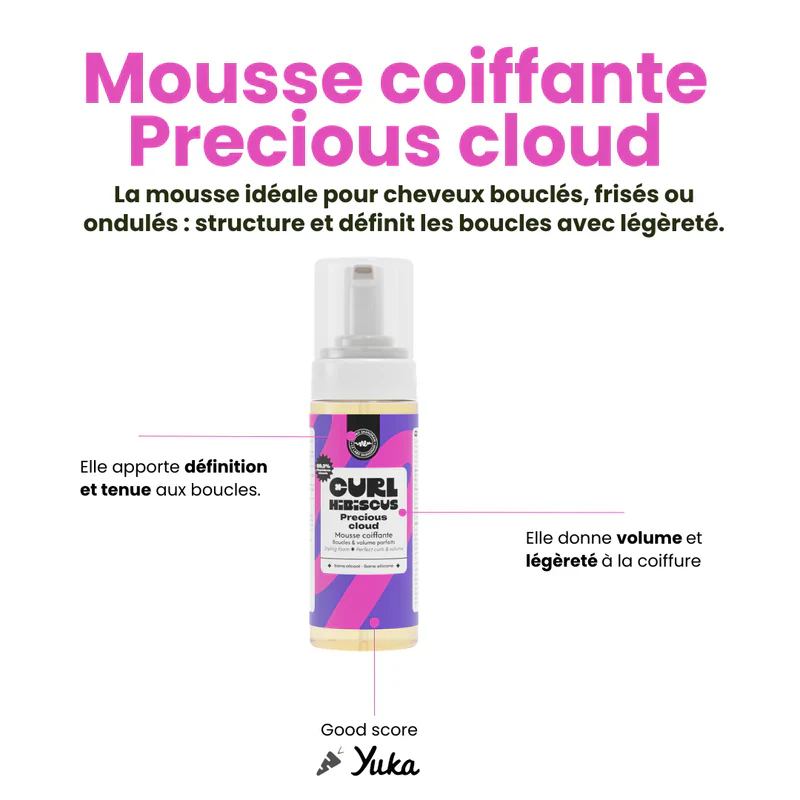 Mousse Coiffante Precious Cloud 165ml – CURL HIBISCUS - Image 3