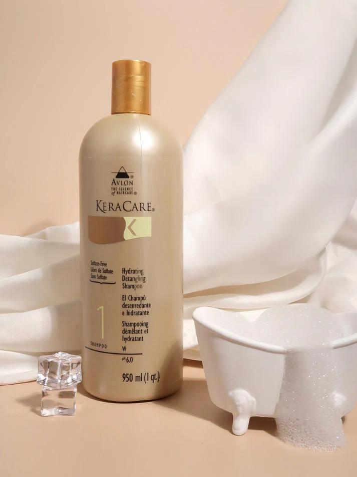 Shampoing Hydratant Démêlant 950ml - KERACARE - Image 2