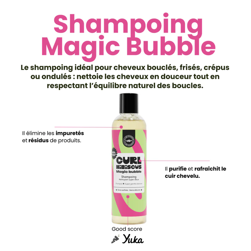 Shampoing Magic Bubble 250ml - CURL HIBISCUS - Image 3